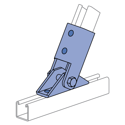 Adjustable Single Channel Brace SS